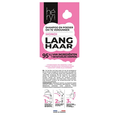 Hery Shampoopulver Langhaariges Fell