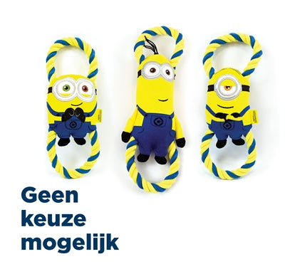 Minions Plüsch Bob / Stuart / Kevin An Einem Seil Aus Seide