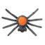 Fuzzyard Arachnate Die Spinne Grau/Orange