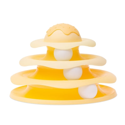 Imac Katzenturm 3 Ebenen Gelb