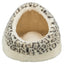 Trixie Katzenkorb Iglu Leo Plüsch Creme / Pantherdruck