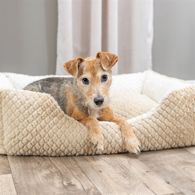 Trixie Hundekorb Kaline Mio Eckig Hellbraun/Creme