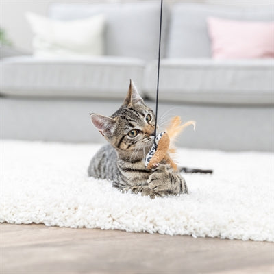 Trixie Katzengriff Herz Holz / Baumwolle Mit Katzenminze