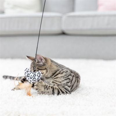 Trixie Katzengriff Herz Holz / Baumwolle Mit Katzenminze