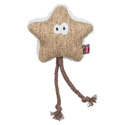 Trixie Stern Stoff / Plüsch Mit Katzenminze Weiss / Beige