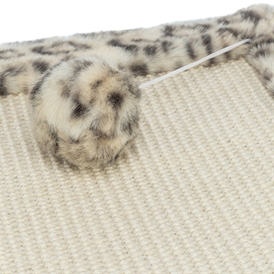 Trixie Leo Panther Print Kratzmatte Creme