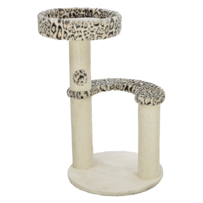 Trixie Leo Panther Print Kratzbaum Rund Creme