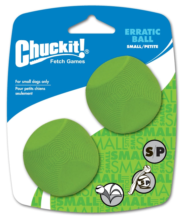 Chuckit Erratic Ball Small 2-Pack