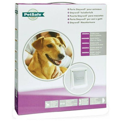 Petsafe Hundeklappe Mittel Weiss / Transparent