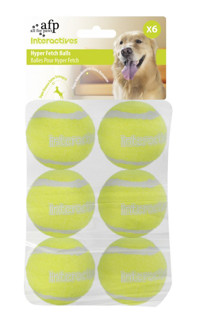 AFP Interactives - Hyper Fetch Super Bounce Tennis Ball (6-pack)