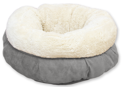 AFP Lambswool - Donut Bed Grau