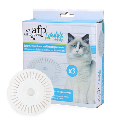 AFP Lifestyle 4 Pets - Lotus Ceramic Fountain Filter Replacement 3 st