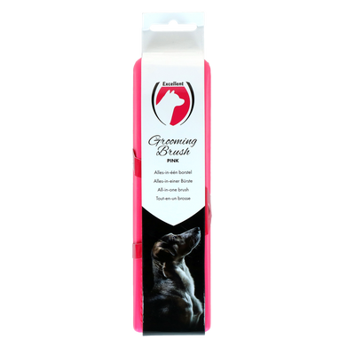 Excellent Pets Grooming Brush Medium Rosa