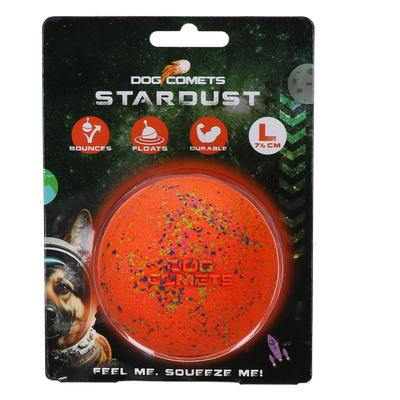 Dog Comets Stardust Orange L