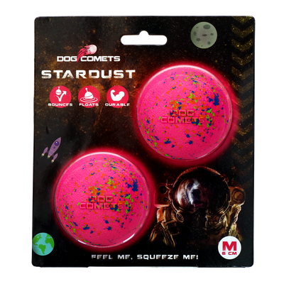 Dog Comets Stardust Rosa M (2-Pack)