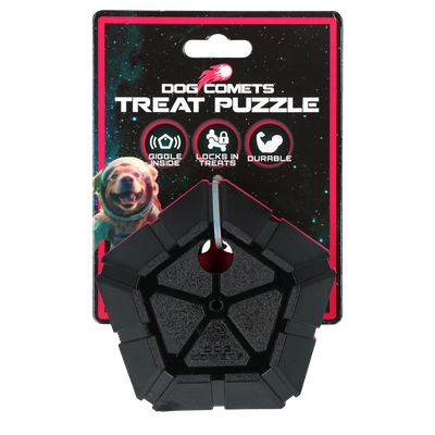 Dog Comets Treat Puzzle Rosa