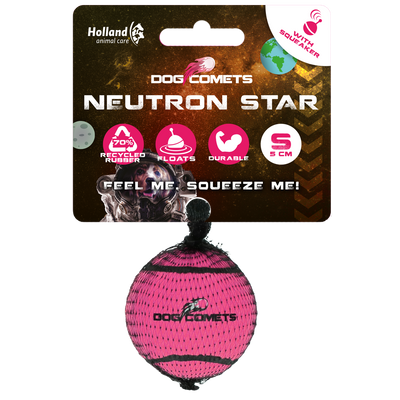 Dog Comets Neutron Star Tennisball Mit Quietscher S Rosa