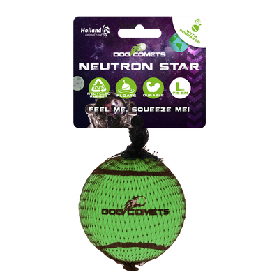 Dog Comets Neutron Star Tennisball Mit Quietscher L Grün