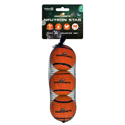 Dog Comets Neutron Star Tennisball Mit Quietscher M Orange (3-pack)