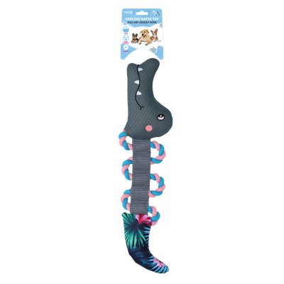 CoolPets Pull Me! Crocky Rope Flower