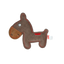 Doggy Doodles Donkey braun Esel Braun