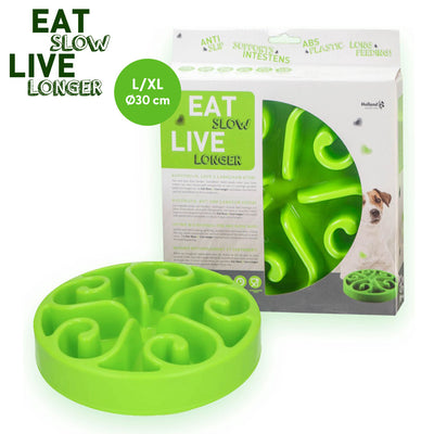 Eat Slow Live Longer Original Grün L