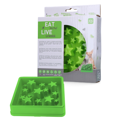 Eat Slow Live Longer Star Grün XS