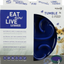 Eat Slow Live Longer Tumble Feeder Blau