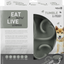 Eat Slow Live Longer Tumble Feeder Grau