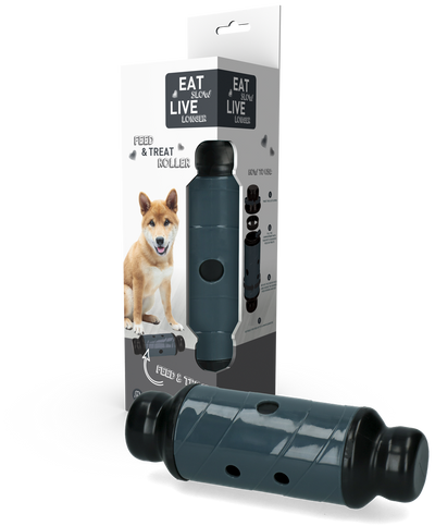 Eat Slow Live Longer Feed & Treat Roller Grau L