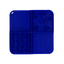 Eat Slow Live Longer Lick Mat Dimensions Rectangle Blau
