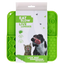 Eat Slow Live Longer Lick Mat Dimensions Rectangle Grün