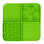 Eat Slow Live Longer Lick Mat Dimensions Rectangle Grün
