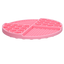 Eat Slow Live Longer Lick Mat Dimensions Circle Rosa