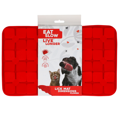 Eat Slow Live Longer Lick Mat Dimensions Flower Rot