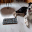Eat Slow Live Longer Lick Mat Dimensions Flower Grau
