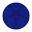 Eat Slow Live Longer Lick Mat Soccer Ball Blau