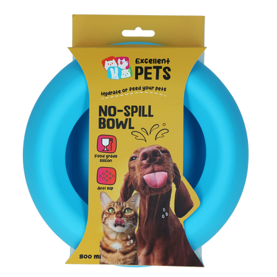 Excellent Pets No-Spill Bowl 800ml Blau M
