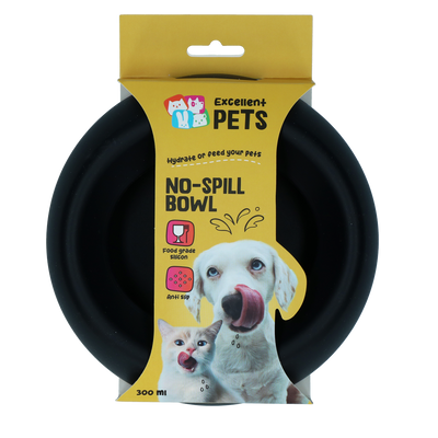 Excellent Pets No-Spill Bowl 300ml Anthrazit S
