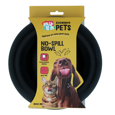 Excellent Pets No-Spill Bowl 800ml Anthrazit M