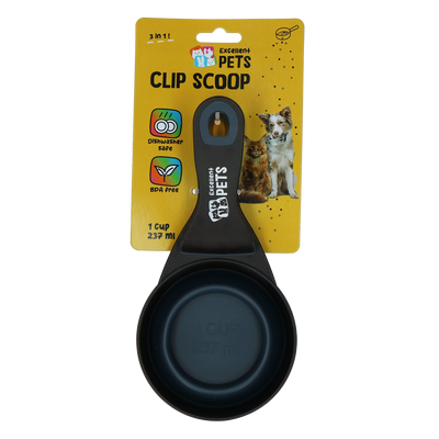 Excellent Pets Fütterschaufel mit Verriegelungsclip 1 cup