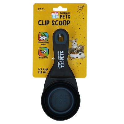 Excellent Pets Fütterschaufel mit Verriegelungsclip 0,5 cup