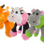 Fuzzle mit 5 Quietschern Giraffe