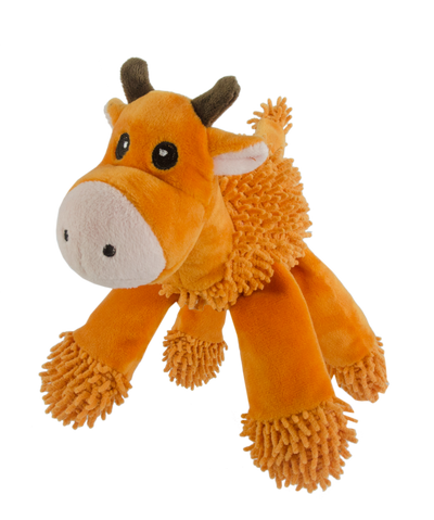 Fuzzle mit 5 Quietschern Giraffe