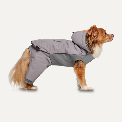 Goo-eez Hooded Full Body Snowsuit M Grau