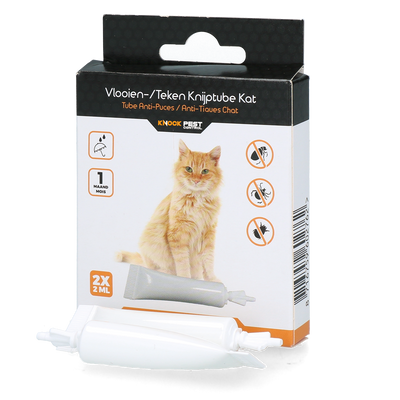 Knock Pest Floh-Zeckentube Katze NL/FR