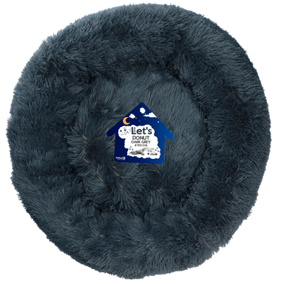 Let's Sleep Donut Dunkelgrau XXL