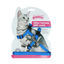 Pawise Kitten Harness With Leash Red/Blue S