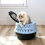 Petmate Get-A-Round Kennel For Cats Blue
