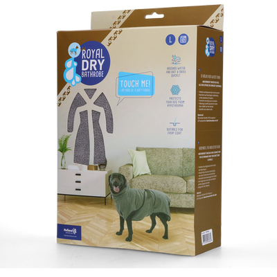 Royal Dry Bademantel Für Hunde L